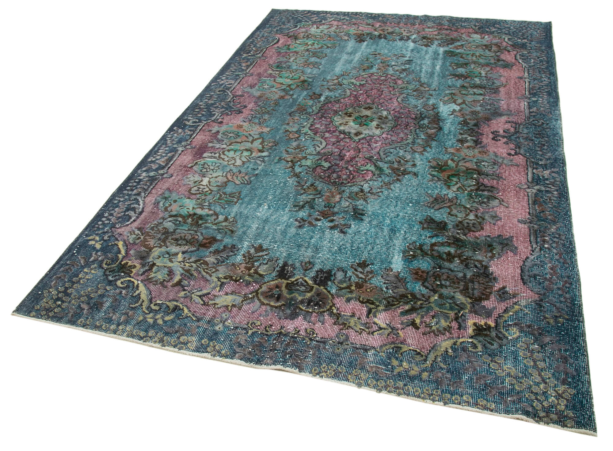 6x9 Blue Over Dyed Rug - 22283