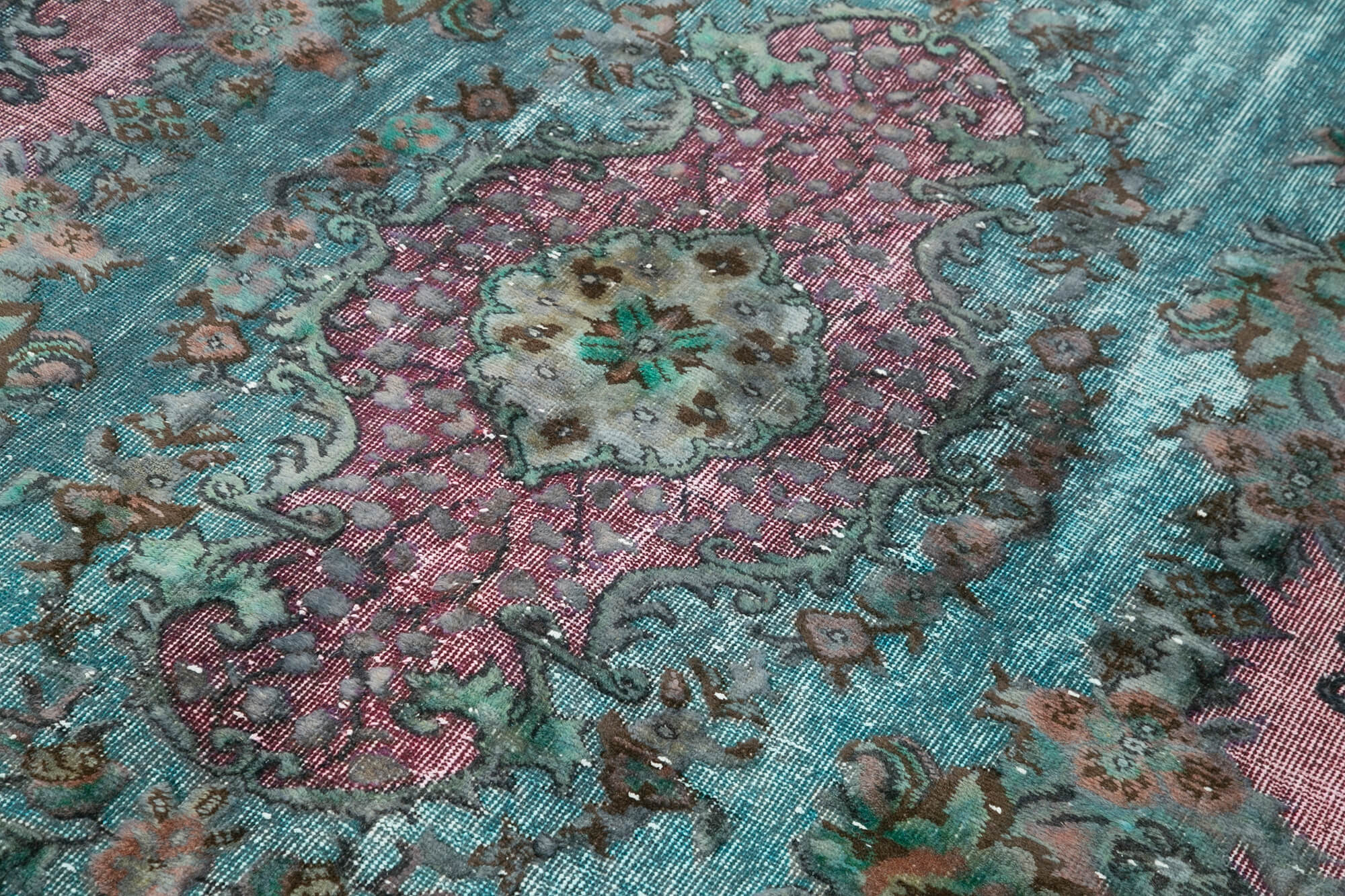 6x9 Blue Over Dyed Rug - 22283