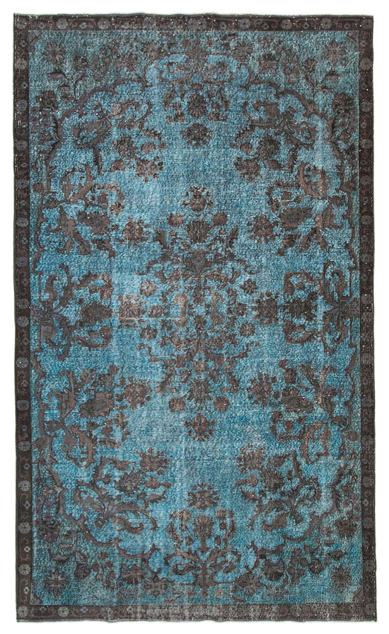 6x11 Blue Over Dyed Rug - 22287