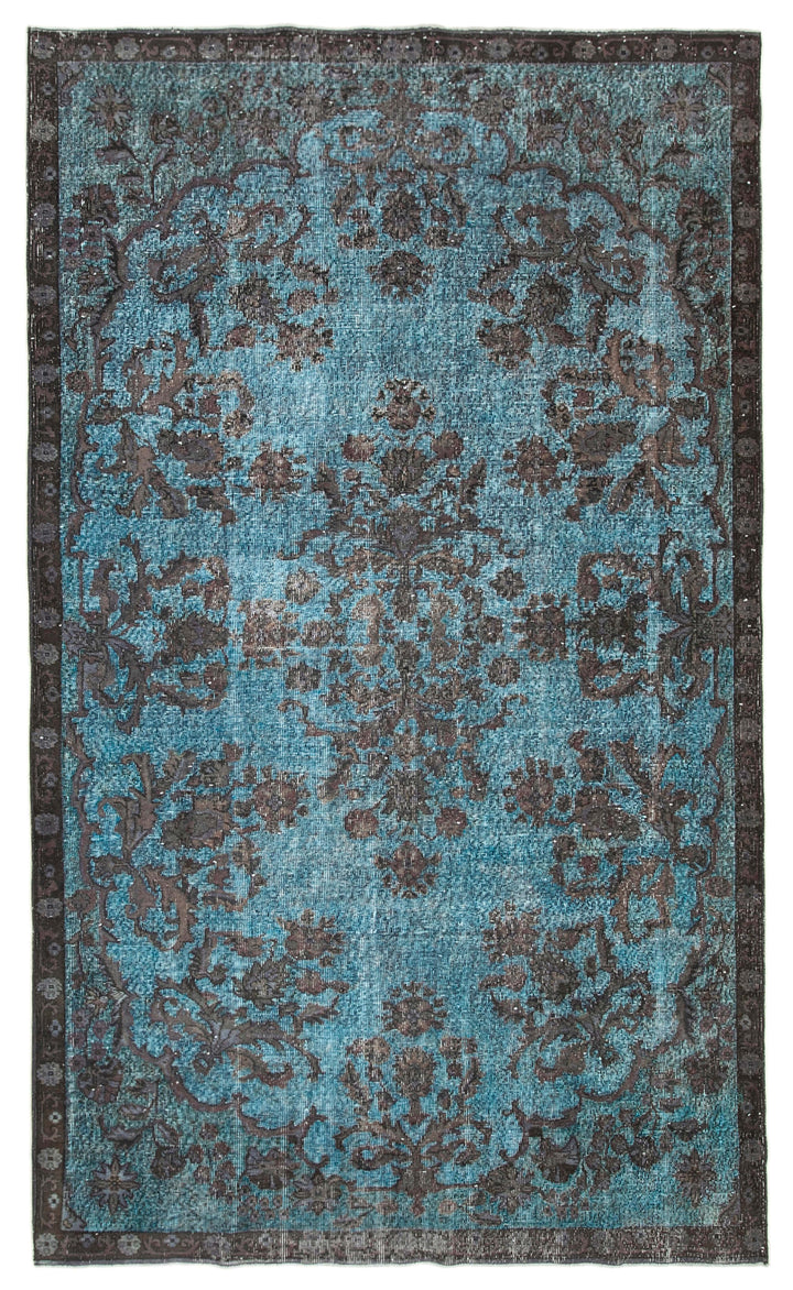 6x11 Blue Over Dyed Rug - 22287