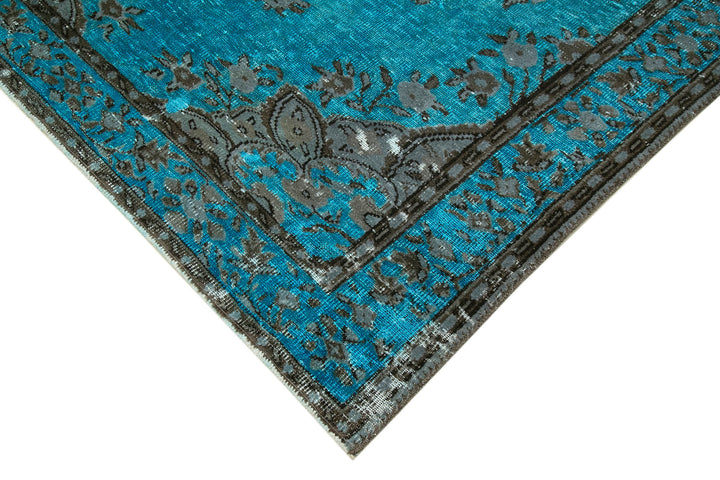 6x11 Turquoise Over Dyed Rug - 22288