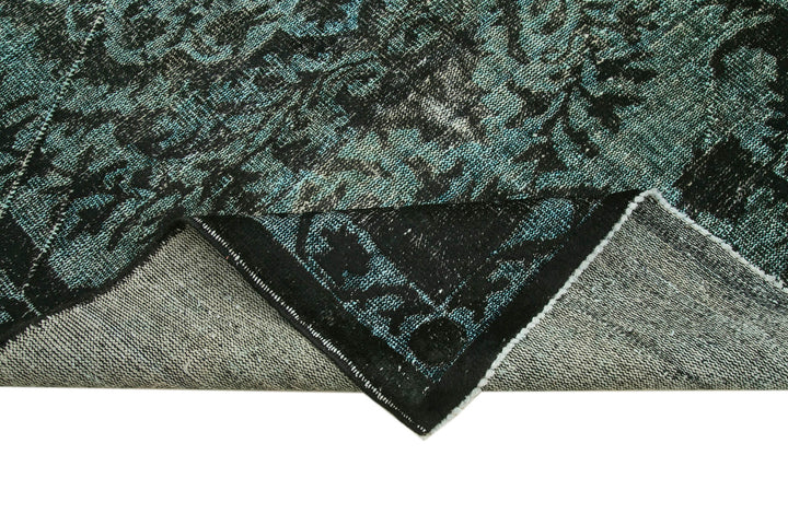 6x9 Black Over Dyed Rug - 22306