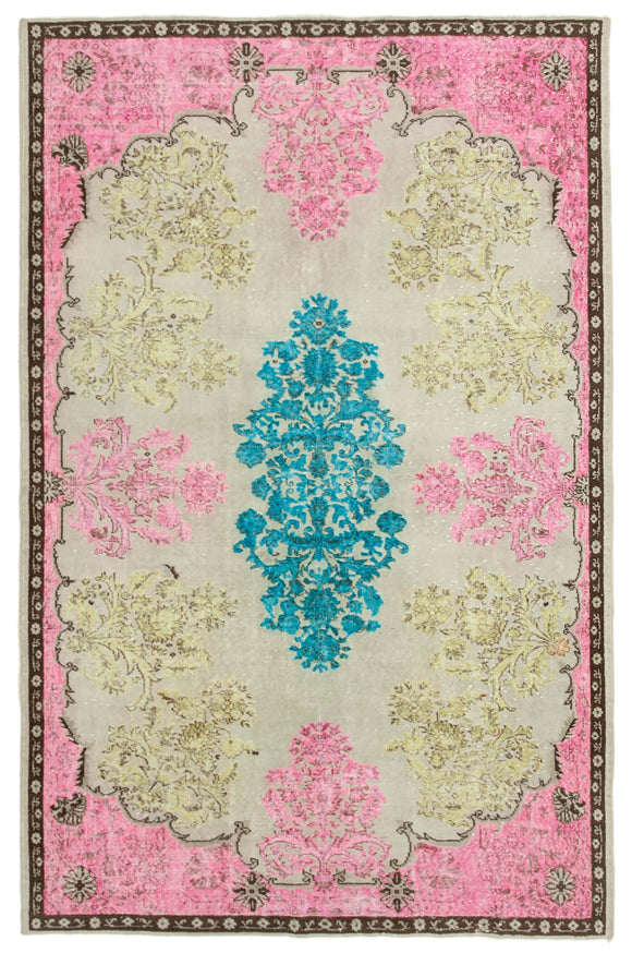 6x9 Pink Over Dyed Rug - 22311