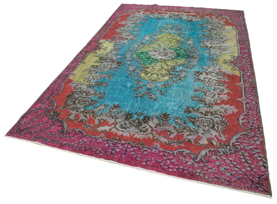 6x9 Multicolor Over Dyed Rug - 22316