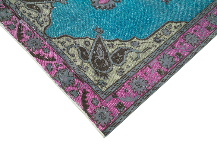 5x9 Fuchsia Over Dyed Rug - 22320