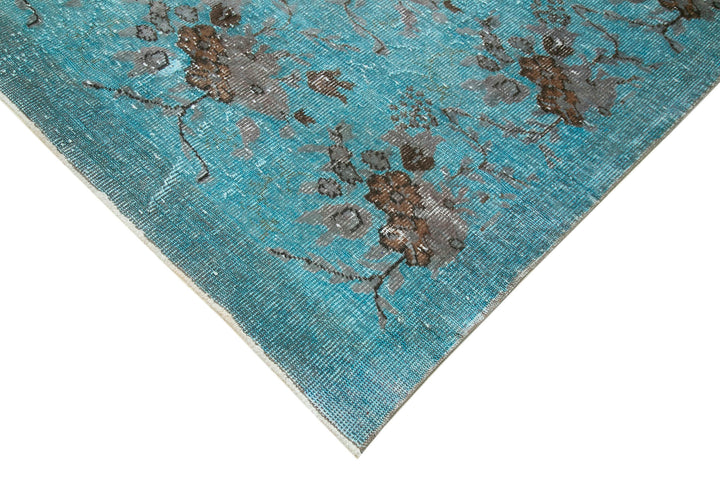 5x9 Turquoise Over Dyed Rug - 22322