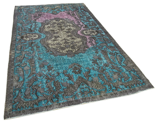 5x9 Grey Over Dyed Rug - 22326
