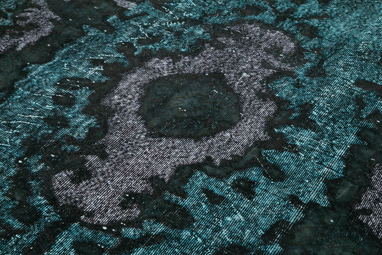 6x10 Black Over Dyed Rug - 22333