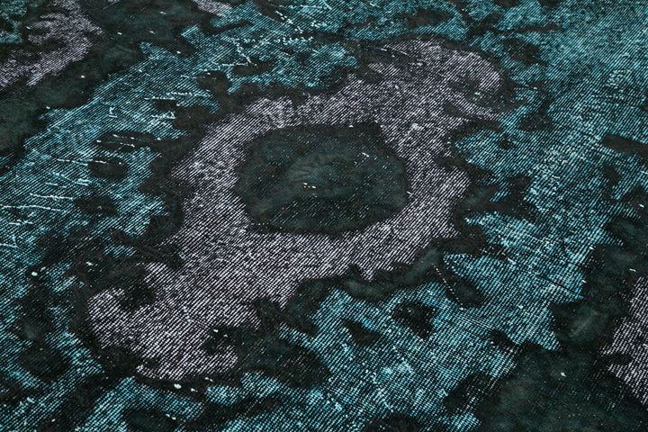 6x10 Black Over Dyed Rug - 22333