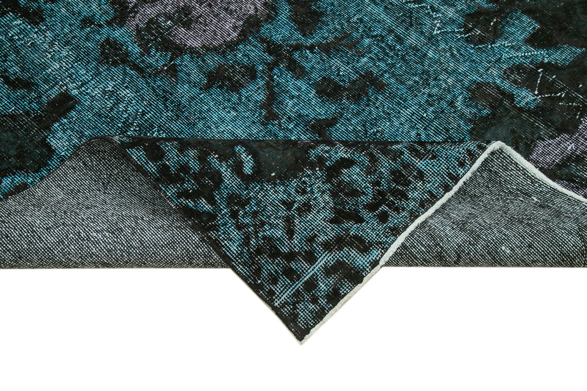 6x10 Black Over Dyed Rug - 22333