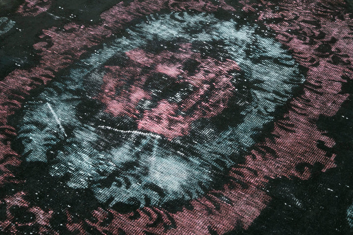 6x9 Black Over Dyed Rug - 22348