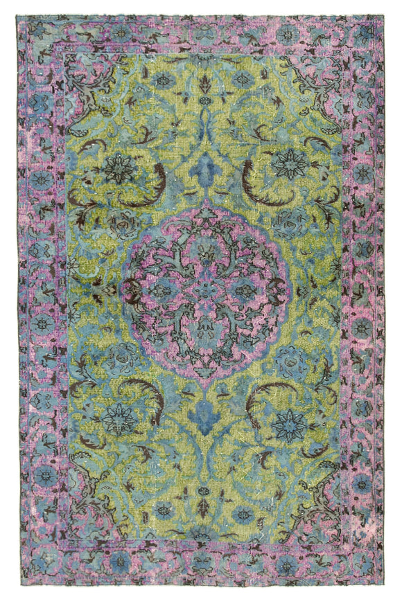 6x9 Pink Over Dyed Rug - 22377