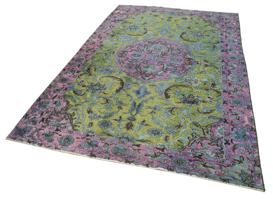 6x9 Pink Over Dyed Rug - 22377