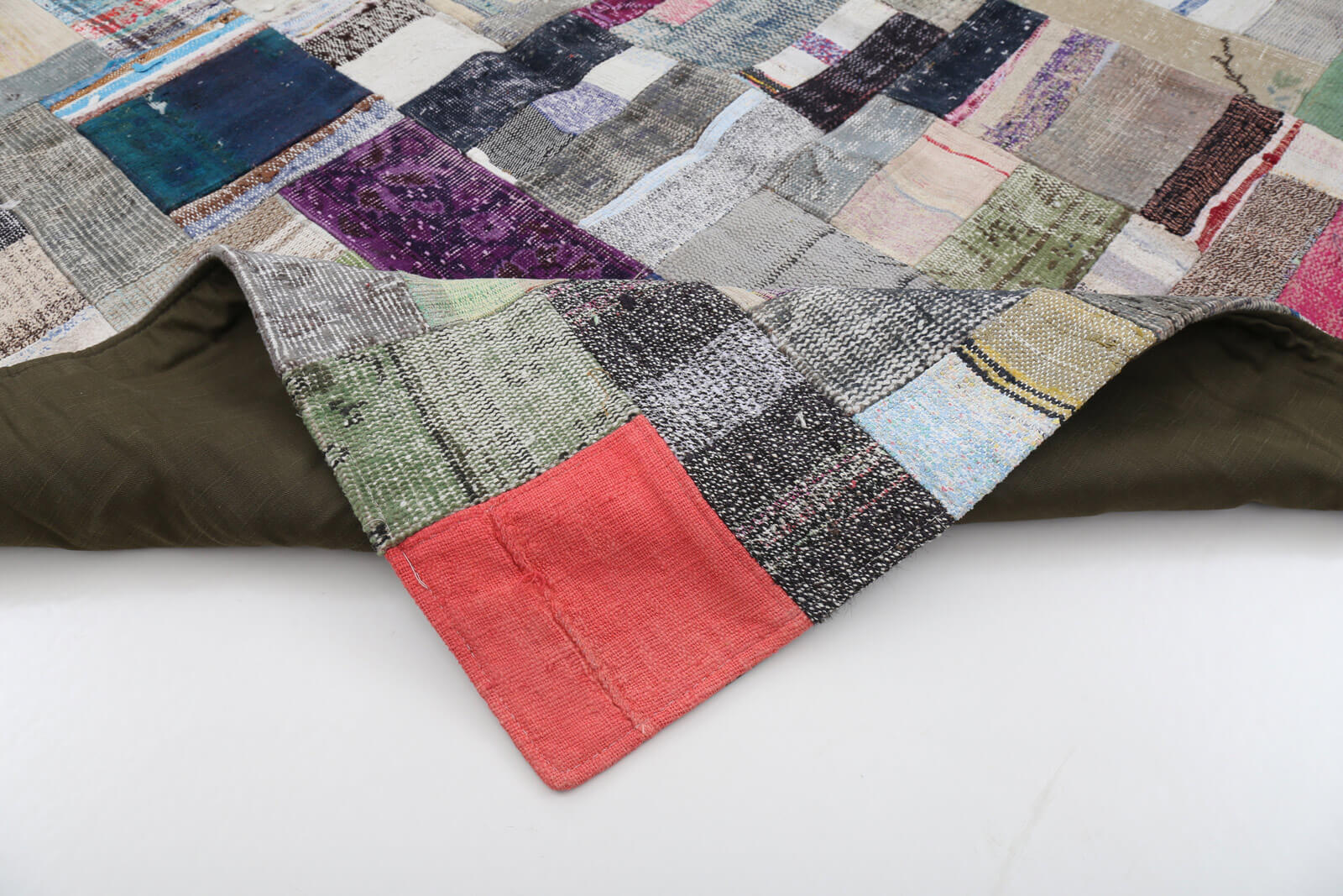 6x8 Multicolor Kilim Patchwork Rug - 22482