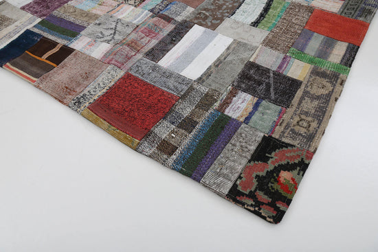 6x8 Multicolor Kilim Patchwork Rug - 22483