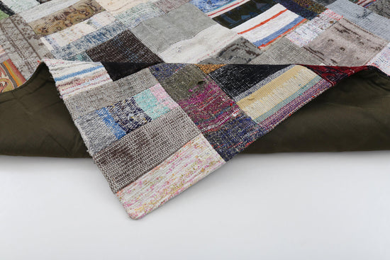 6x8 Multicolor Kilim Patchwork Rug - 22483