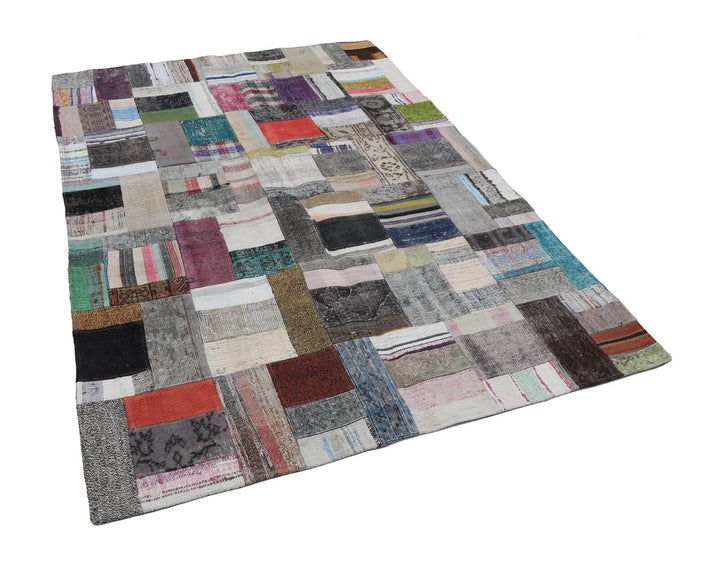 6x8 Multicolor Kilim Patchwork Rug - 22484