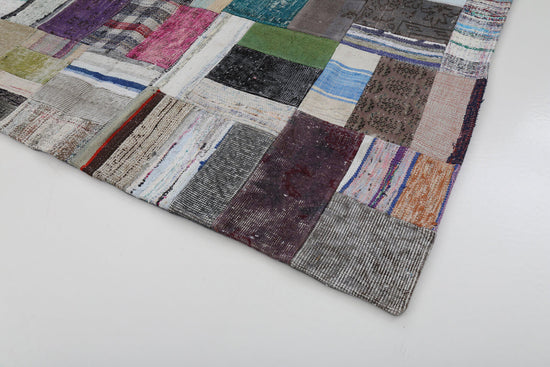 6x8 Multicolor Kilim Patchwork Rug - 22484