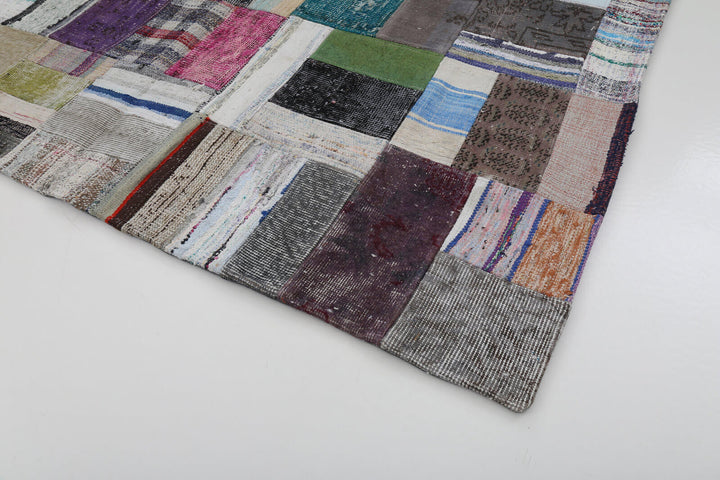 6x8 Multicolor Kilim Patchwork Rug - 22484