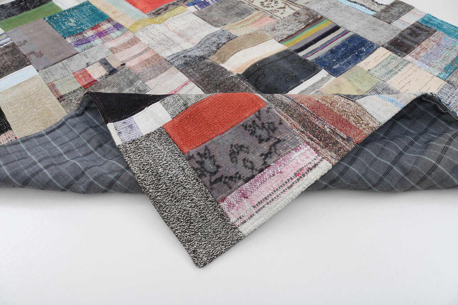 6x8 Multicolor Kilim Patchwork Rug - 22484