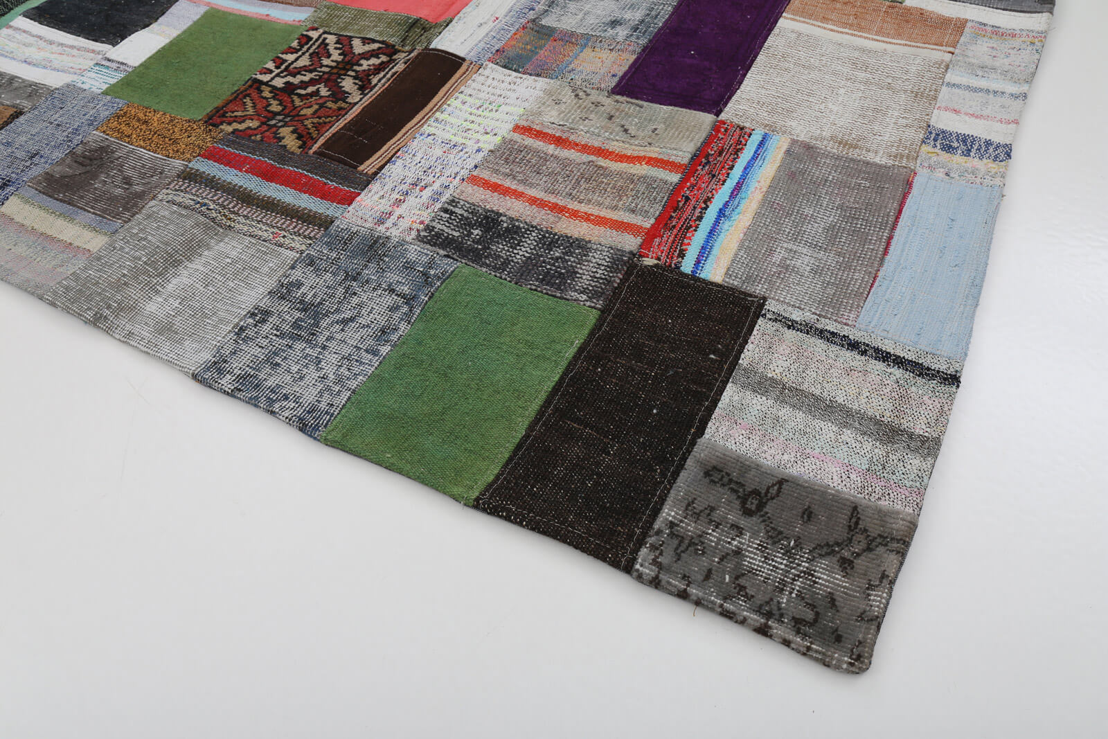 6x8 Multicolor Kilim Patchwork Rug - 22485