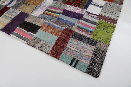 6x8 Multicolor Kilim Patchwork Rug - 22486