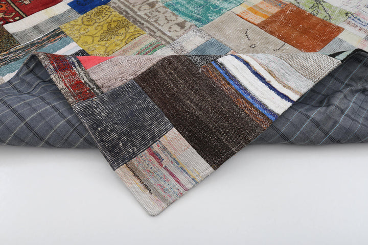 6x8 Multicolor Kilim Patchwork Rug - 22486
