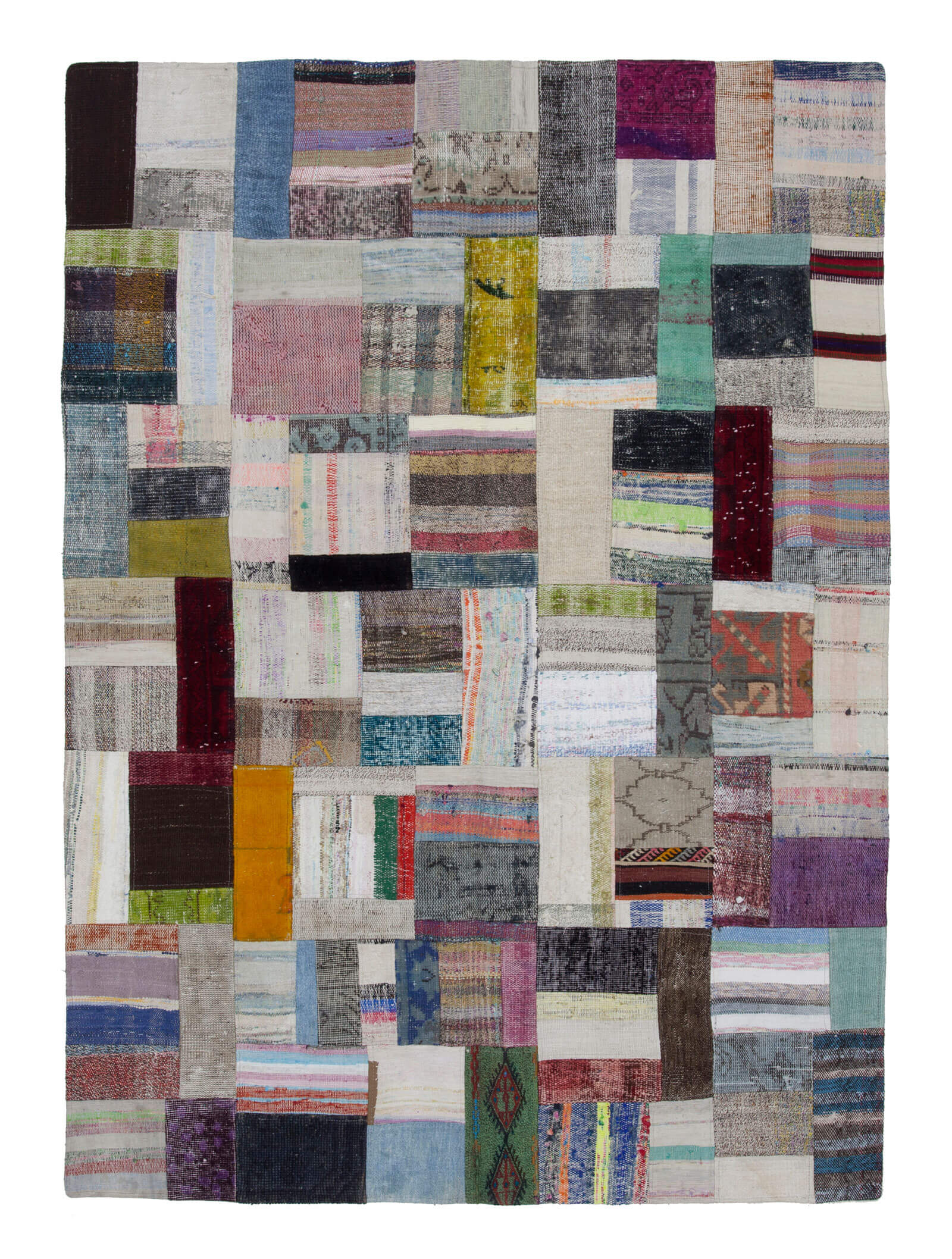 6x8 Multicolor Kilim Patchwork Rug - 22487