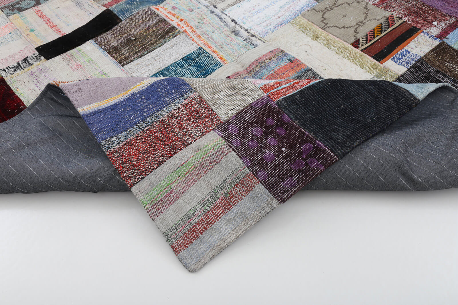 6x8 Multicolor Kilim Patchwork Rug - 22487