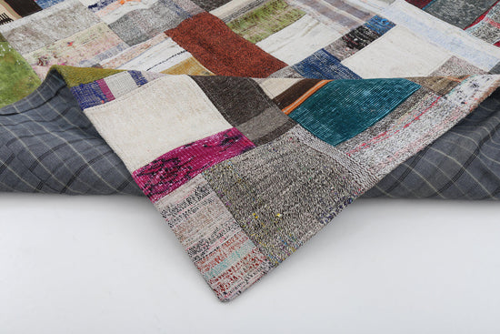 6x8 Multicolor Kilim Patchwork Rug - 22489