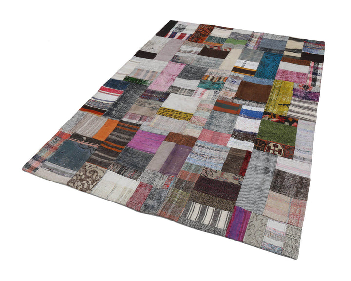 6x8 Multicolor Kilim Patchwork Rug - 22490