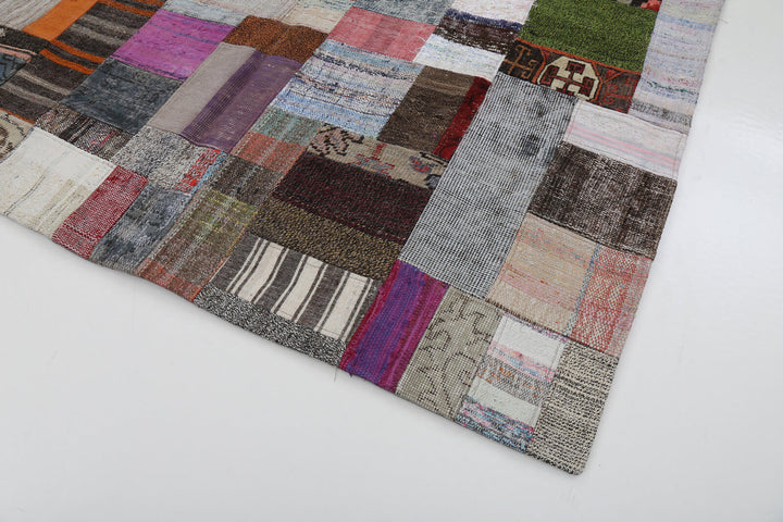 6x8 Multicolor Kilim Patchwork Rug - 22490