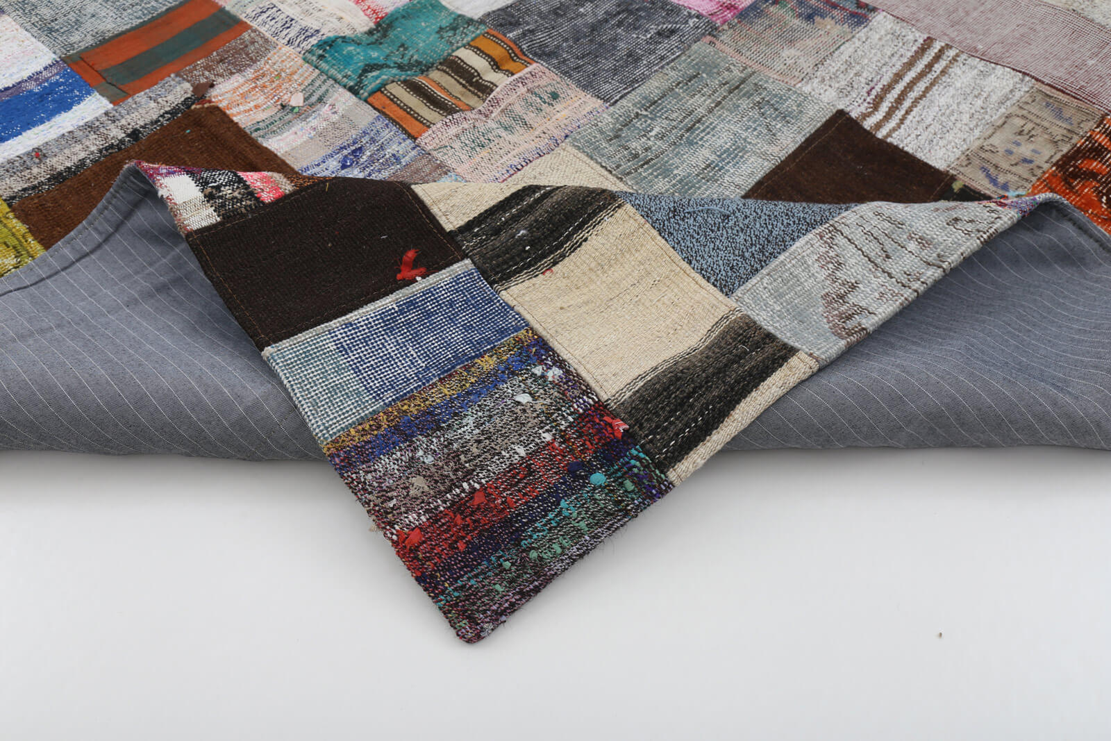 6x8 Multicolor Kilim Patchwork Rug - 22490