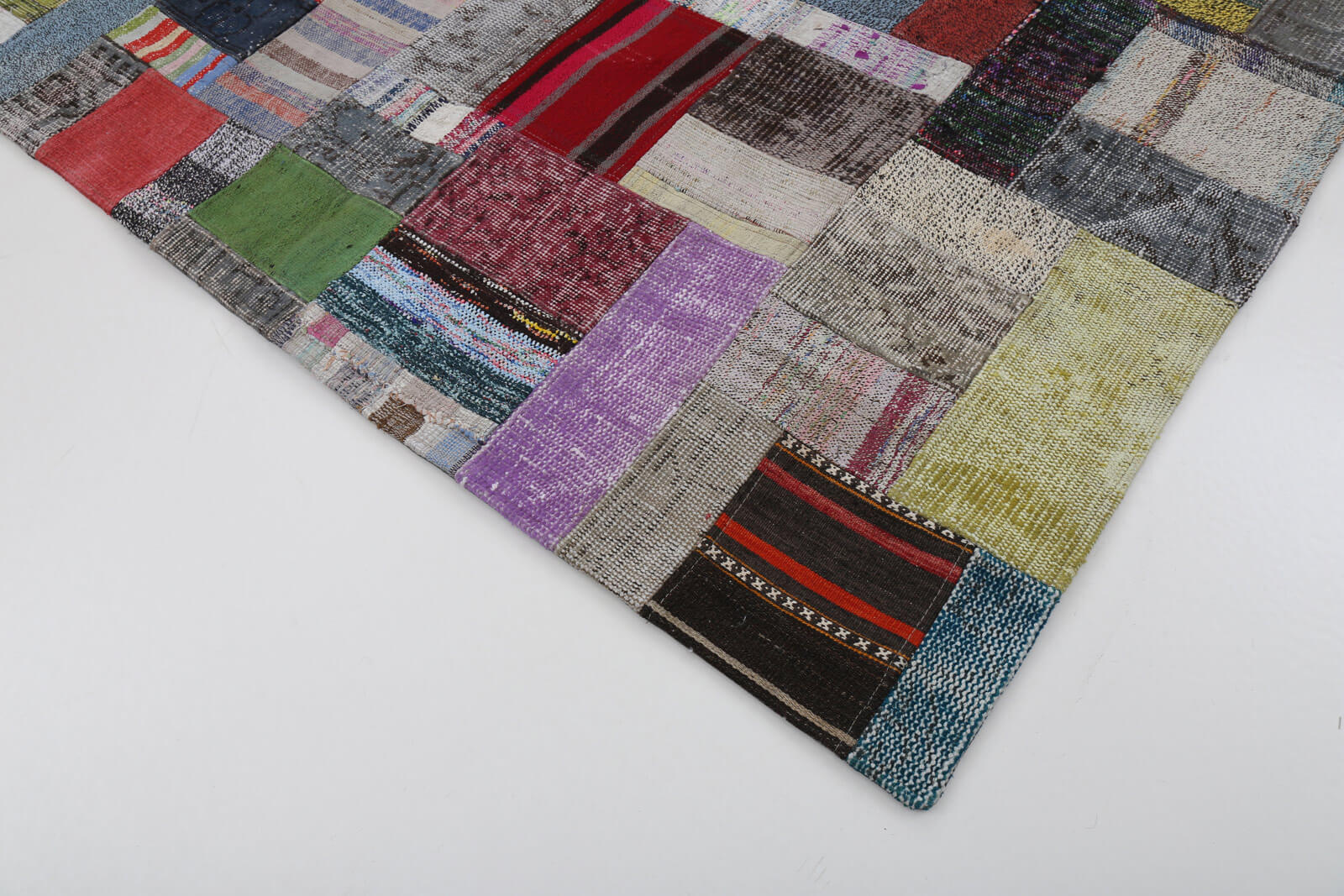 6x8 Multicolor Kilim Patchwork Rug - 22491