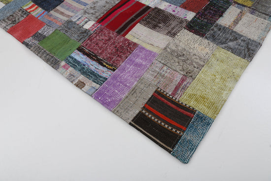 6x8 Multicolor Kilim Patchwork Rug - 22491