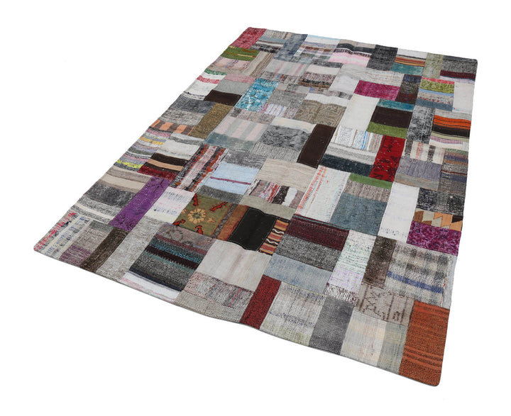6x8 Multicolor Kilim Patchwork Rug - 22492