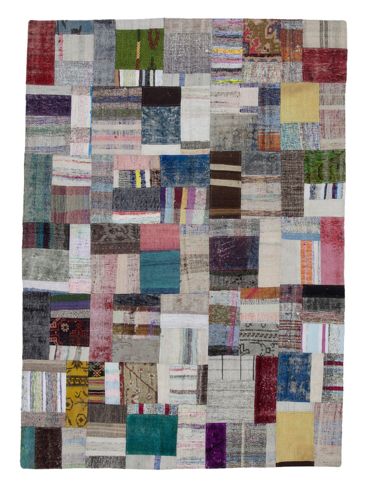 6x8 Multicolor Kilim Patchwork Rug - 22493