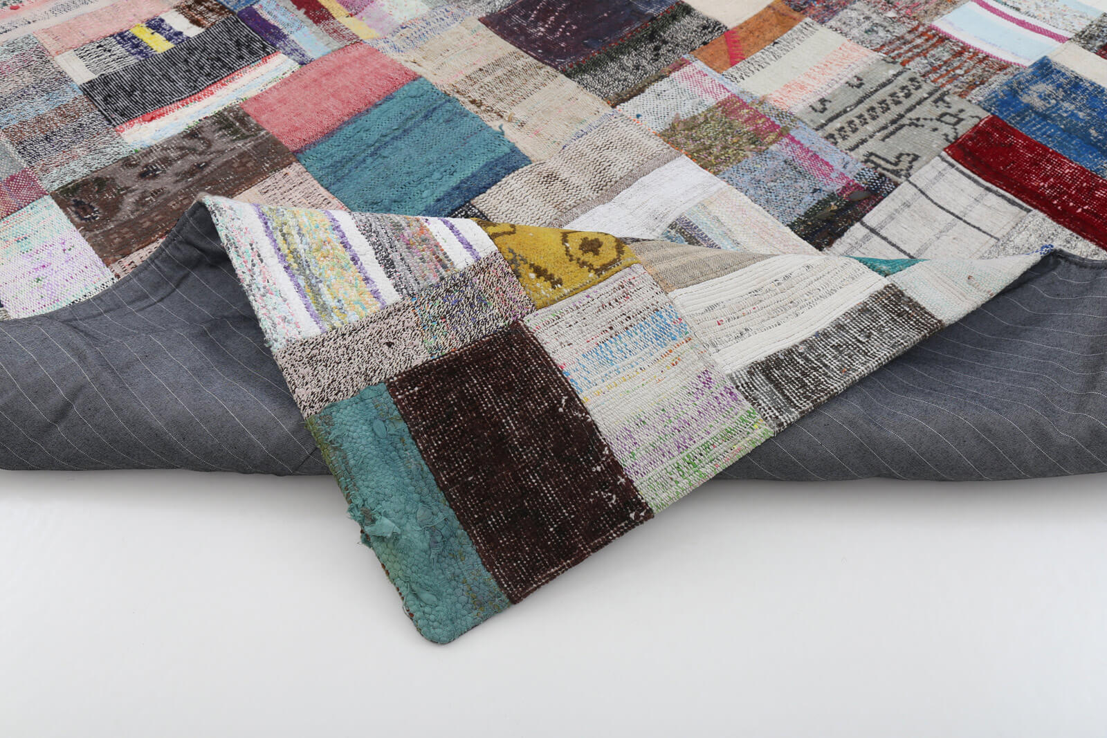 6x8 Multicolor Kilim Patchwork Rug - 22493