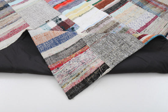 7x10 Multicolor Kilim Patchwork Rug - 22495