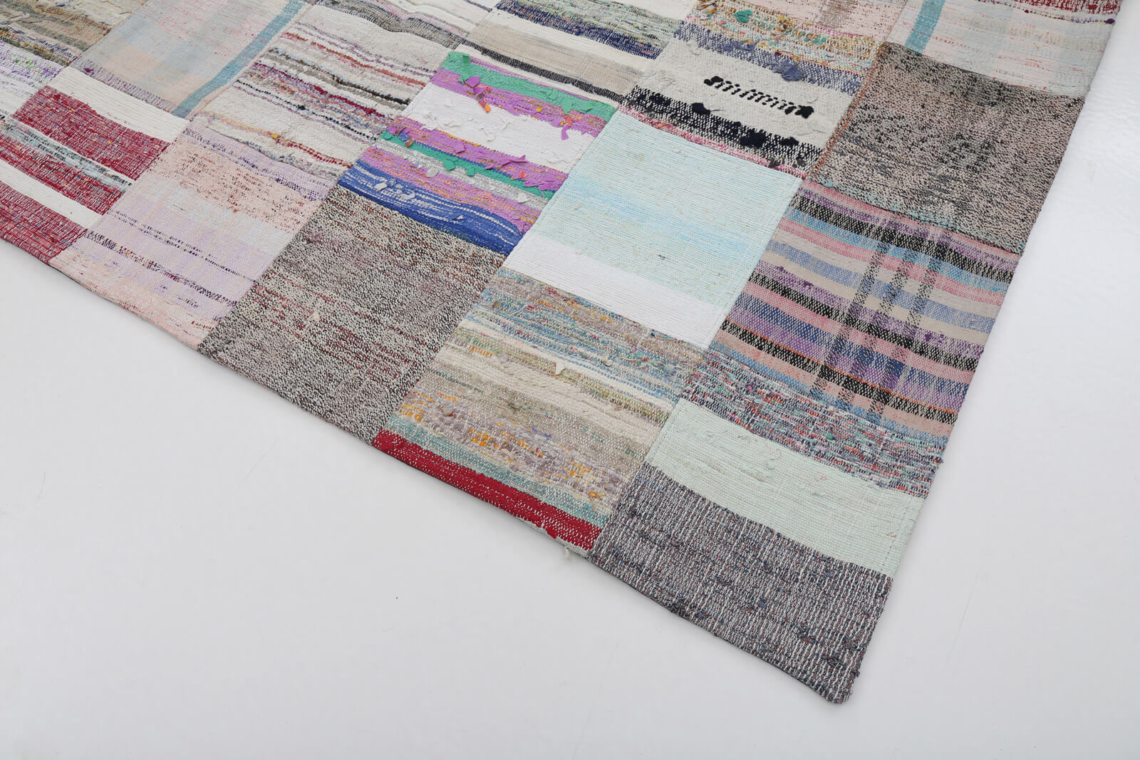 7x10 Multicolor Kilim Patchwork Rug - 22498
