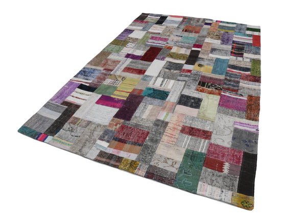 7x10 Multicolor Kilim Patchwork Rug - 22506