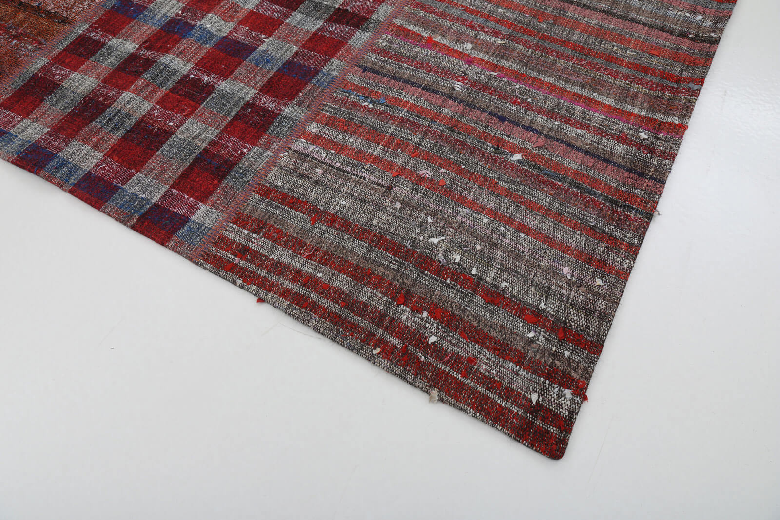 7x10 Multicolor Kilim Patchwork Rug - 22511