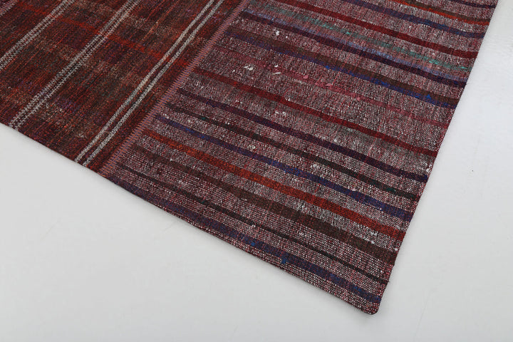 7x10 Multicolor Kilim Patchwork Rug - 22513