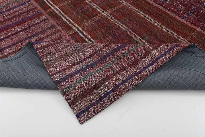 7x10 Multicolor Kilim Patchwork Rug - 22513