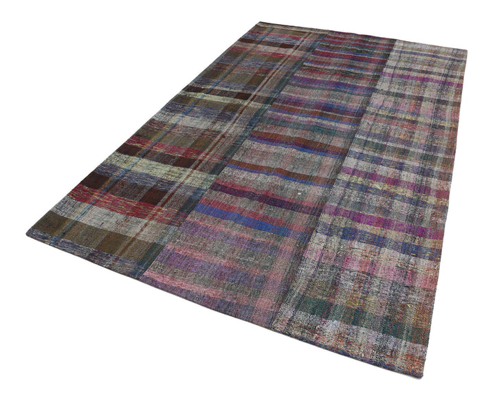 6x10 Multicolor Kilim Patchwork Rug - 22514