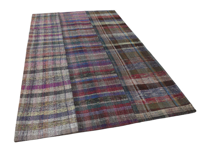 6x10 Multicolor Kilim Patchwork Rug - 22514