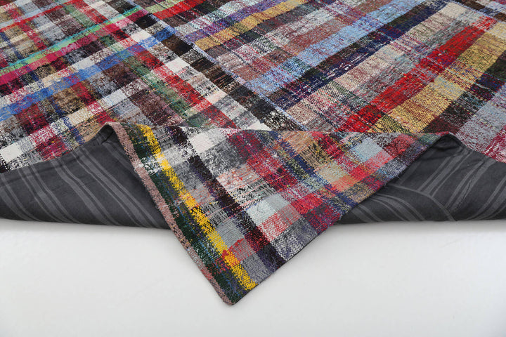 8x10 Multicolor Kilim Patchwork Rug - 22545