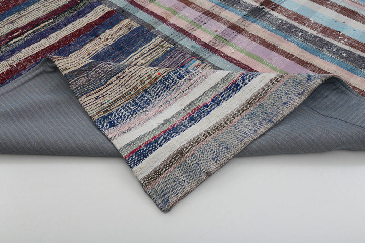 8x10 Multicolor Kilim Patchwork Rug - 22549