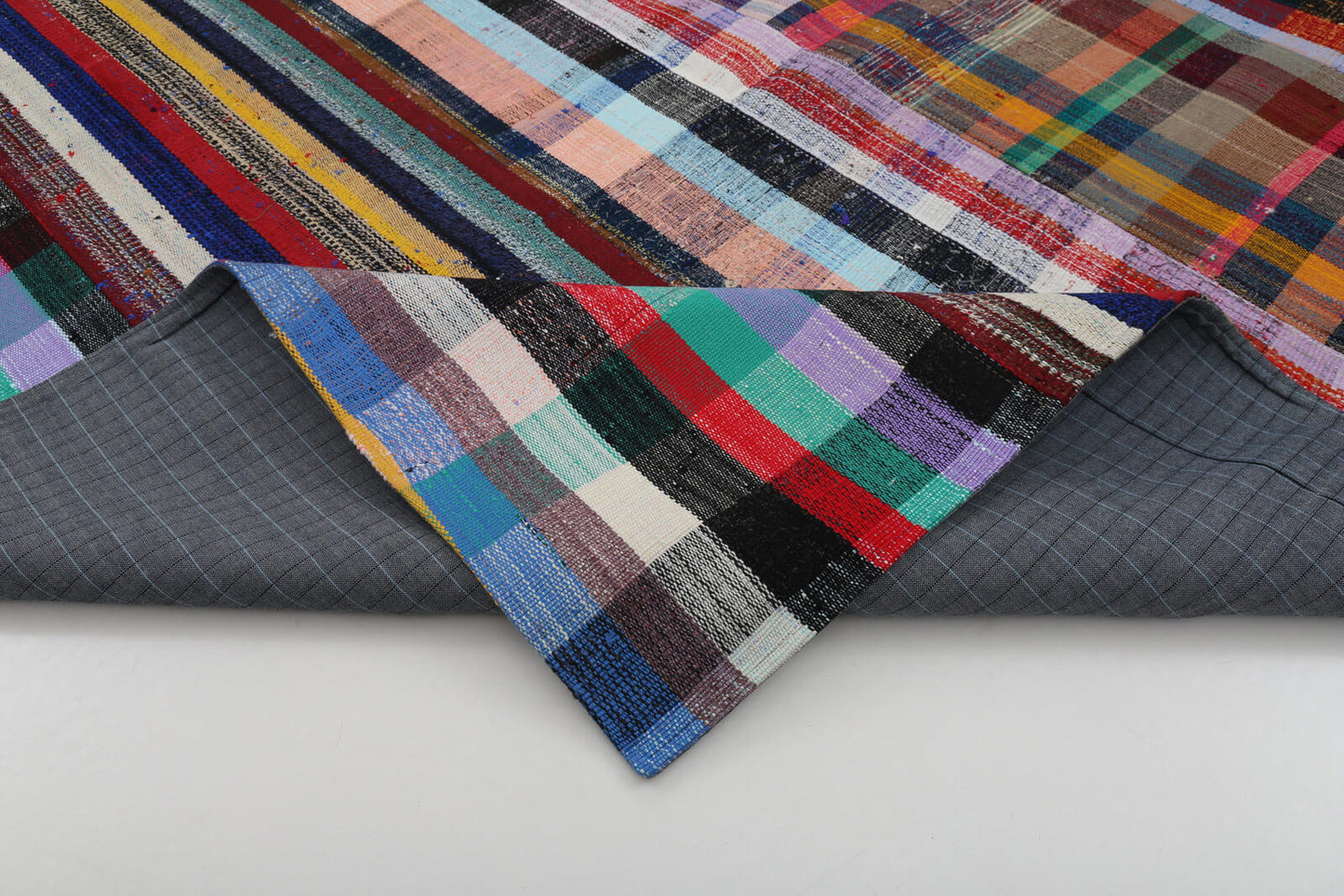 8x10 Multicolor Kilim Patchwork Rug - 22550