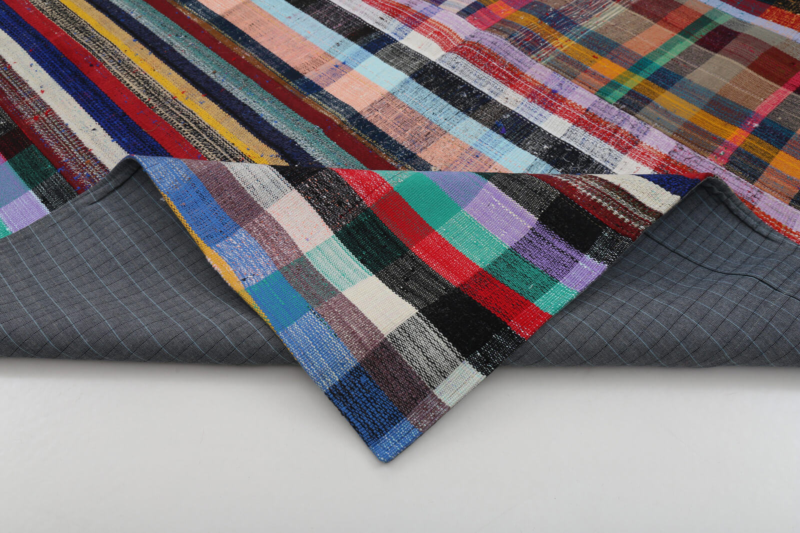8x10 Multicolor Kilim Patchwork Rug - 22550